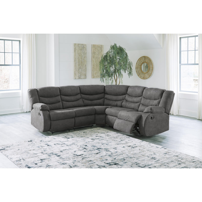 Signature Design by Ashley Partymate Reclining Leather Look 2 pc Sectional 3690348/3690350 IMAGE 4