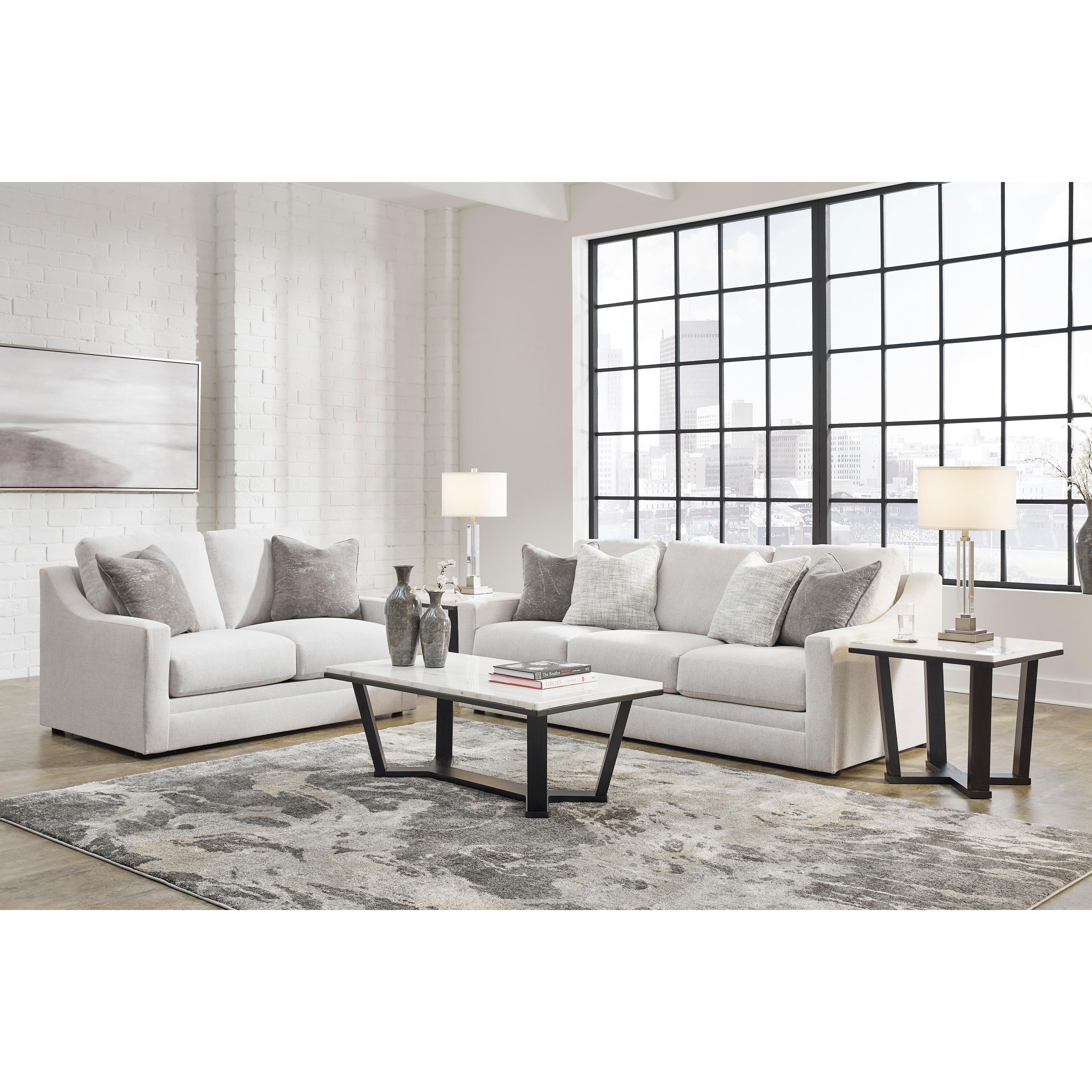 Signature Design by Ashley Maitelynn Stationary Fabric Sofa 4820238 IMAGE 7