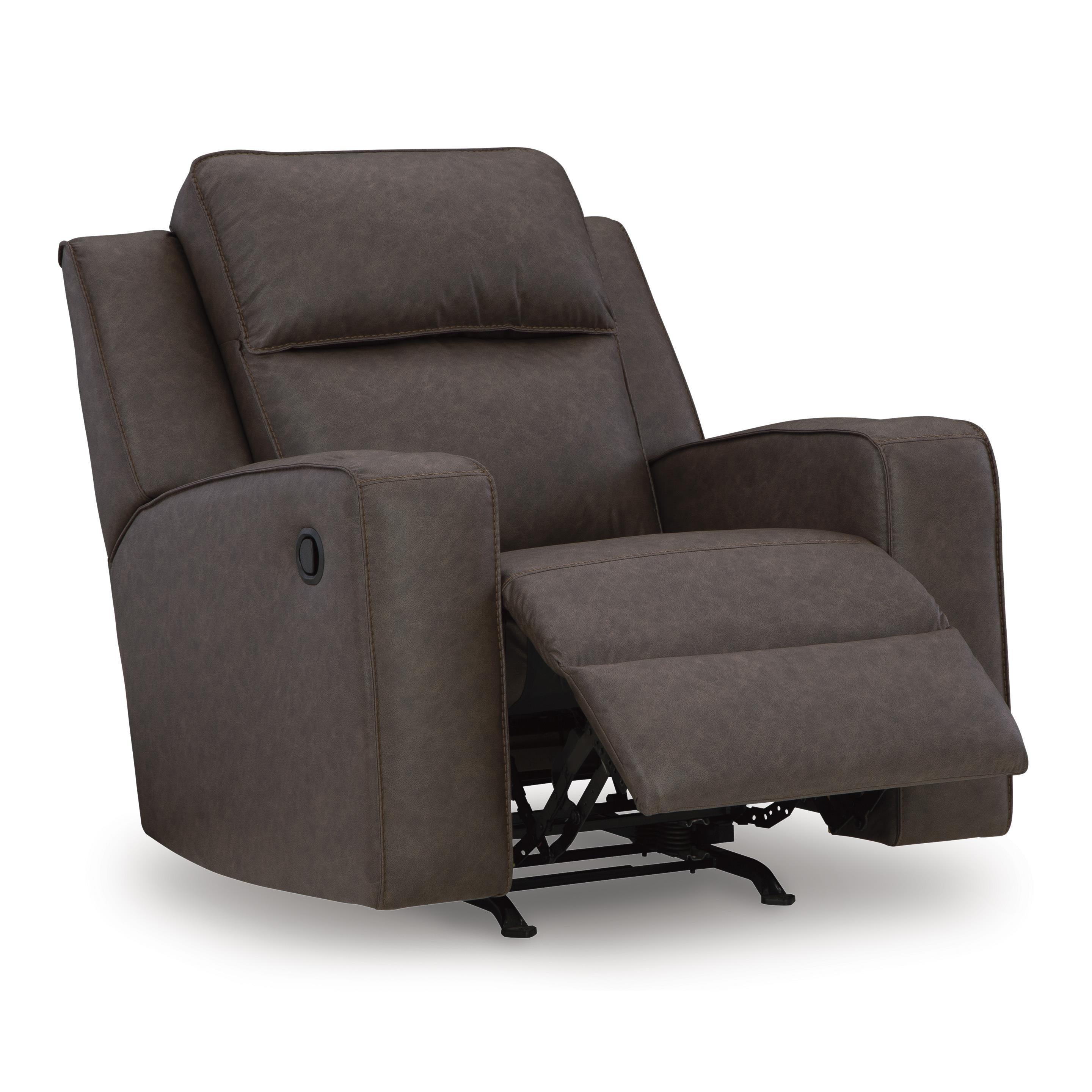 Signature Design by Ashley Lavenhorne Rocker Leather Look Recliner 6330625 IMAGE 2
