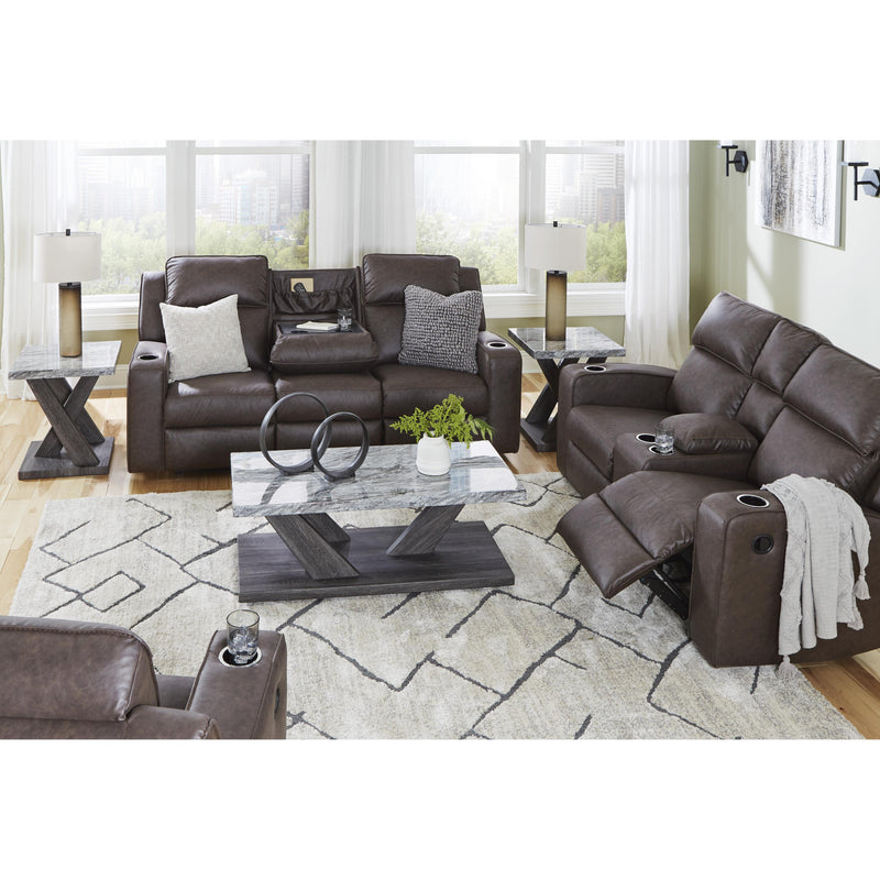 Signature Design by Ashley Lavenhorne Rocker Leather Look Recliner 6330625 IMAGE 9