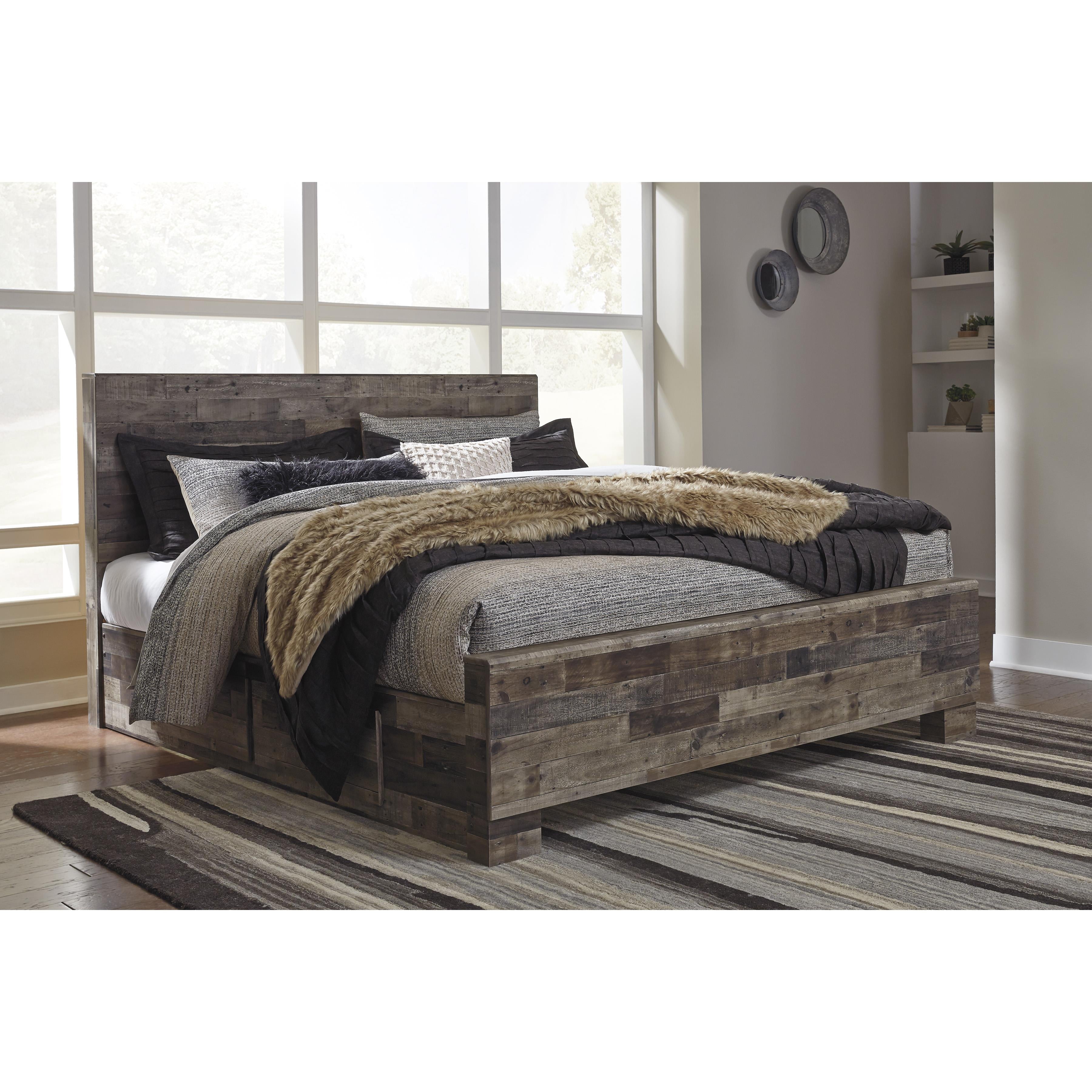 Diamond Modern Furniture Exclusive Design Derekson King Panel Bed with Storage B200-58/B200-56/B200-60/B200-60/B100-14 IMAGE 2