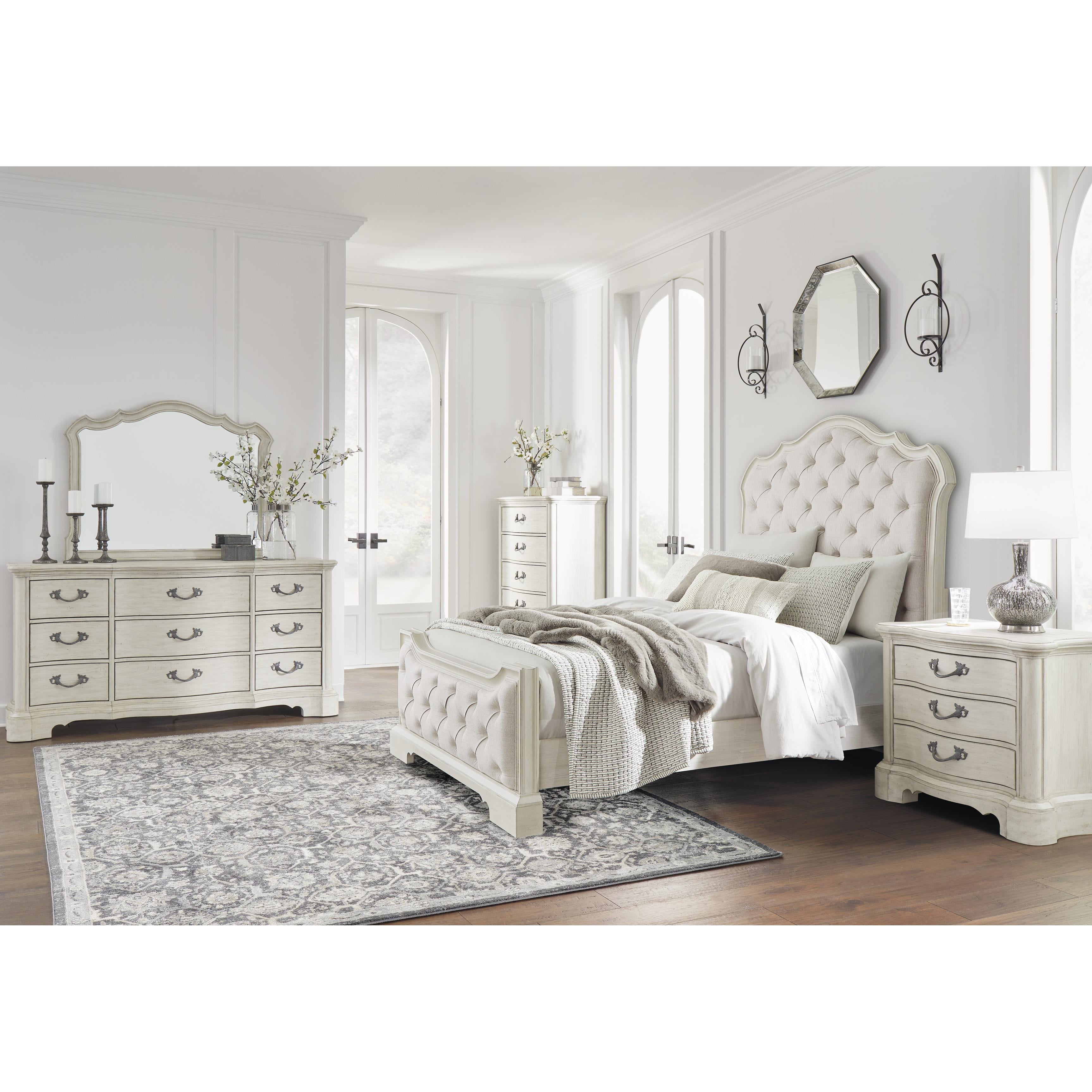 Diamond Modern Furniture Exclusive Design Arlendyne Queen Upholstered Panel Bed B980-57/B980-54/B980-97 IMAGE 7