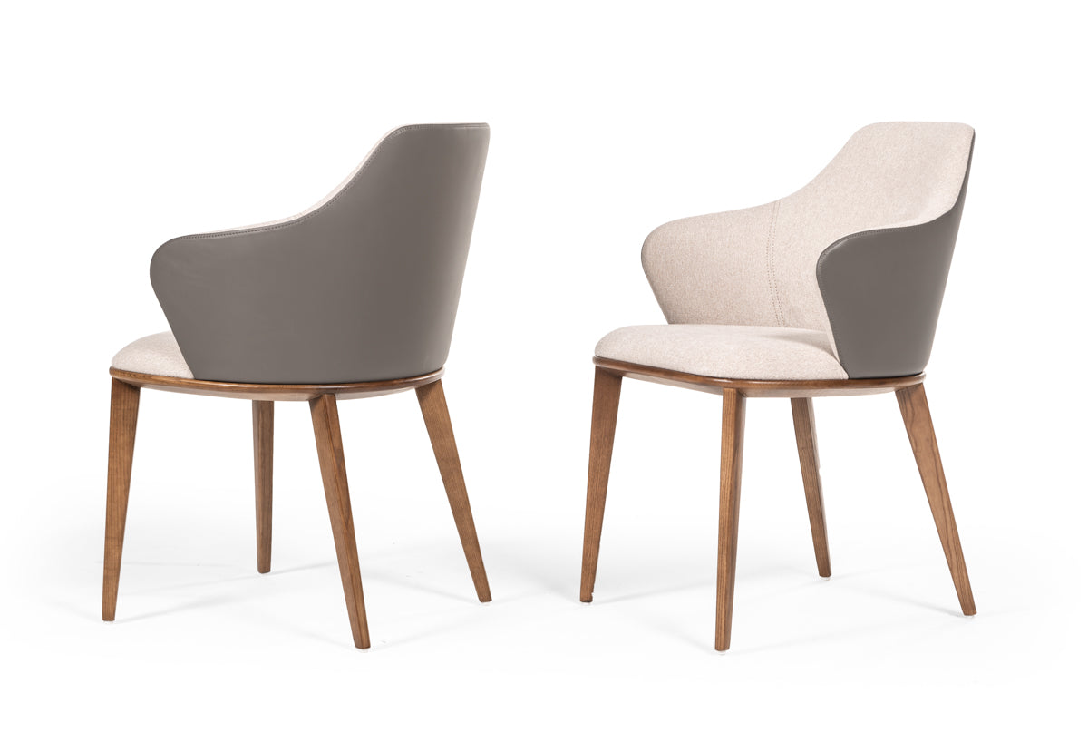 Modrest Rackham + Megan - Mid-Century Modern Walnut Dining Set