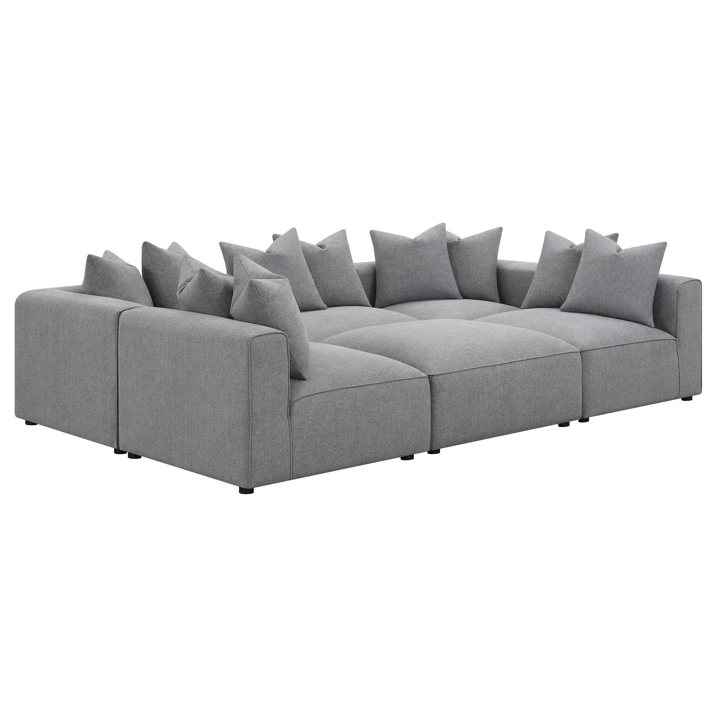 Coaster Furniture Jennifer Fabric 6 pc Sectional 551594-SET IMAGE 6