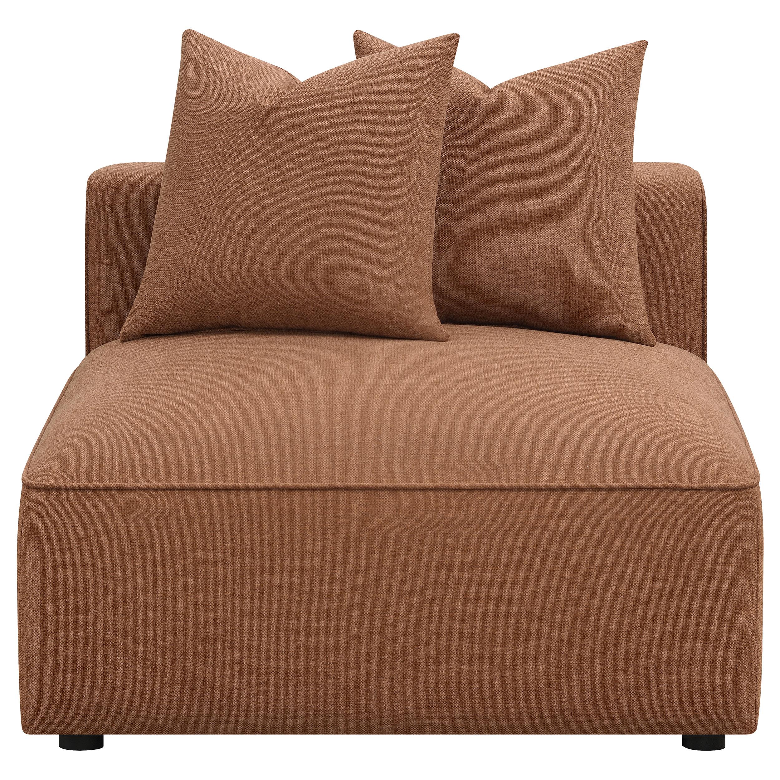 Diamond Modern Furniture COA Jennifer Fabric 6 pc Sectional 551591-SET IMAGE 8
