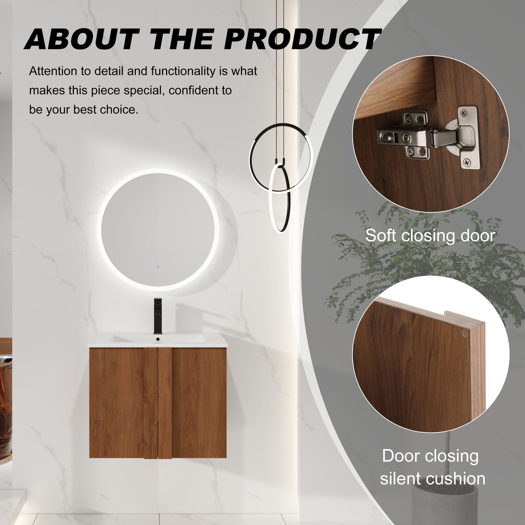 Floating Bathroom Vanity With Sink Combo