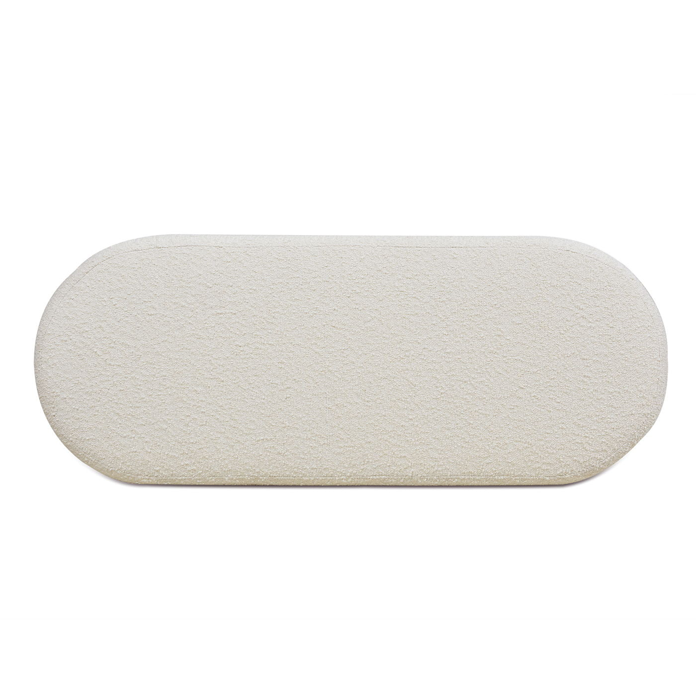 Fuji - Upholstered Oval Storage Bench