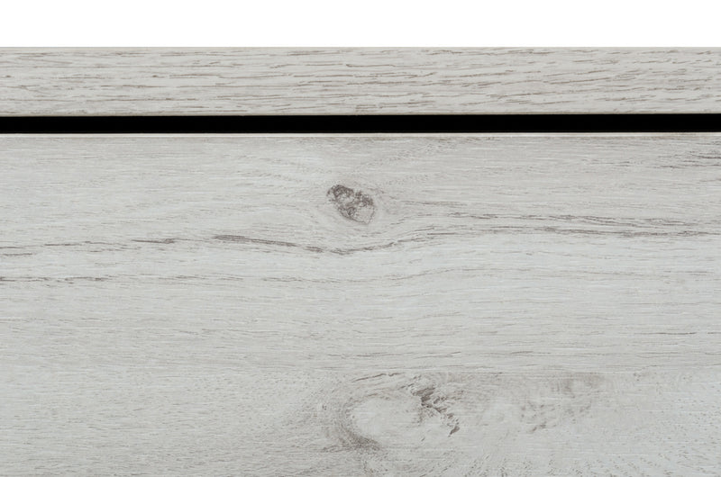 Nova Domus Asus - Italian Modern White Washed Oak Nightstand