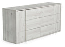 Nova Domus Asus - Italian Modern White Washed Oak Dresser