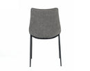 Modrest Frasier - Modern Grey Eco-Leather Dining Chair (Set of 2 )