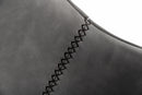 Modrest Frasier - Modern Grey Eco-Leather Dining Chair (Set of 2 )