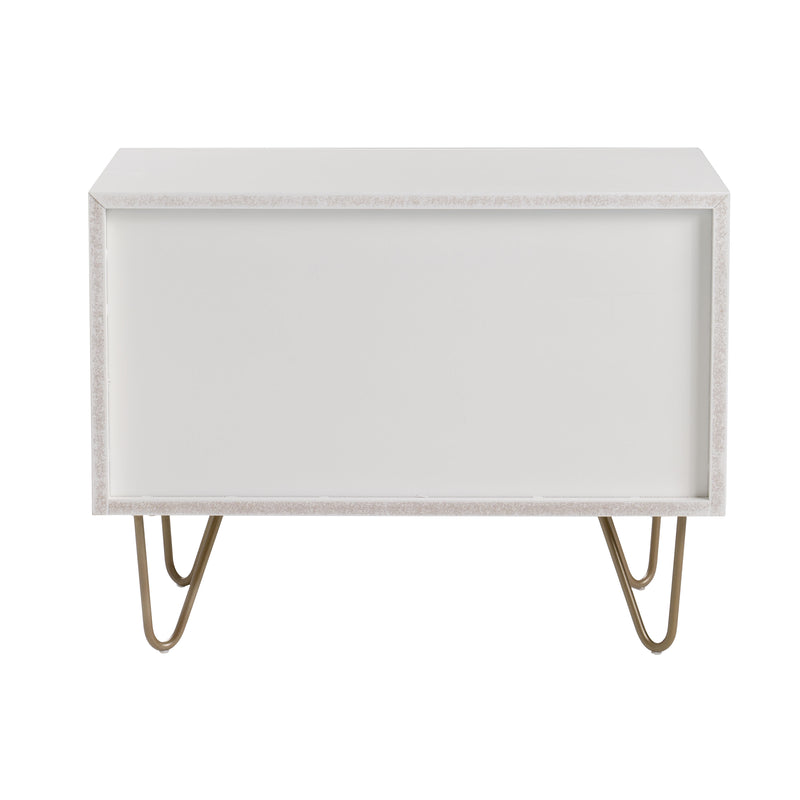 Modrest Bryan - Modern White Nightstand