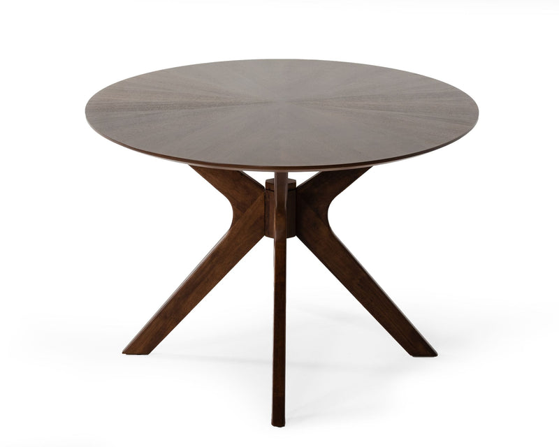 Modrest Prospect - Modern Oval Walnut Dining Table