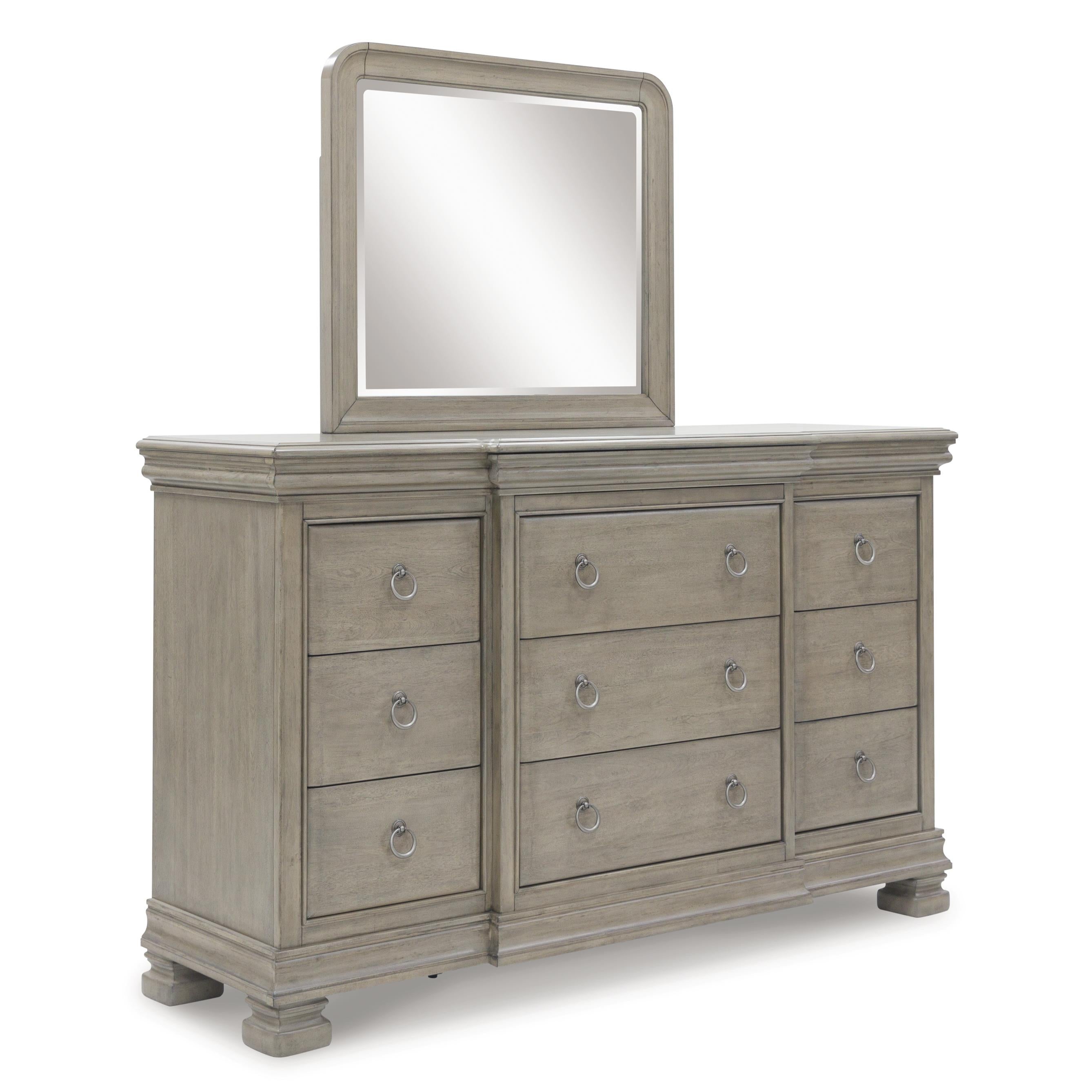 Signature Design by Ashley Lexorne 9-Drawer Dresser with Mirror B924-31/B924-36 IMAGE 1