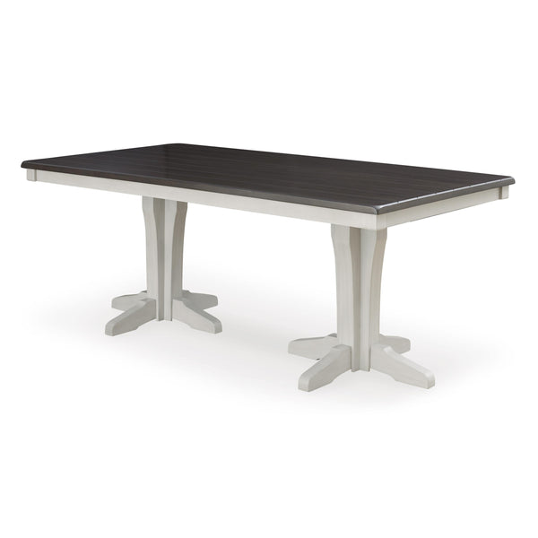 Signature Design by Ashley Darborn Dining Table with Pedestal Base D796-25B/D796-25T IMAGE 1