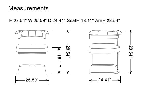 Modrest Bavaria - Modern Dining Chair