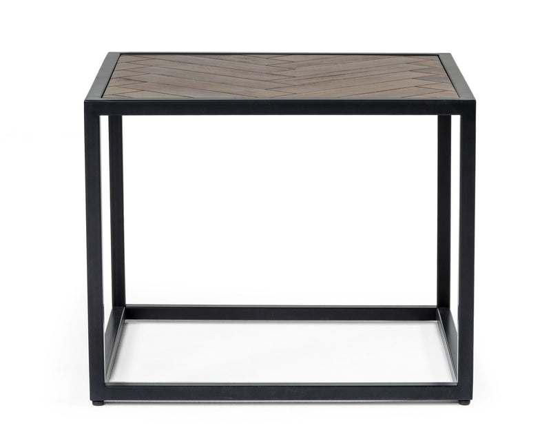 Modrest Pasada - Industrial Brown Acacia End Table