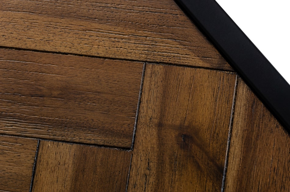 Modrest Pasada - Industrial Brown Acacia End Table