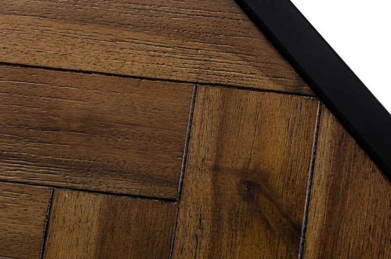 Modrest Pasada - Industrial Brown Acacia End Table