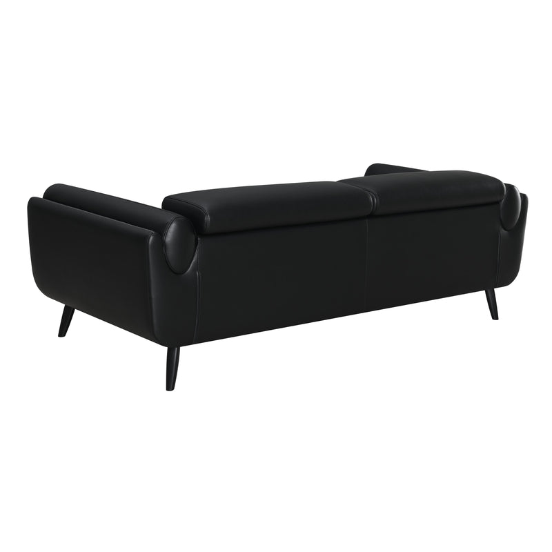 Coaster Furniture Shania Stationary Leatherette Sofa 509921 IMAGE 4