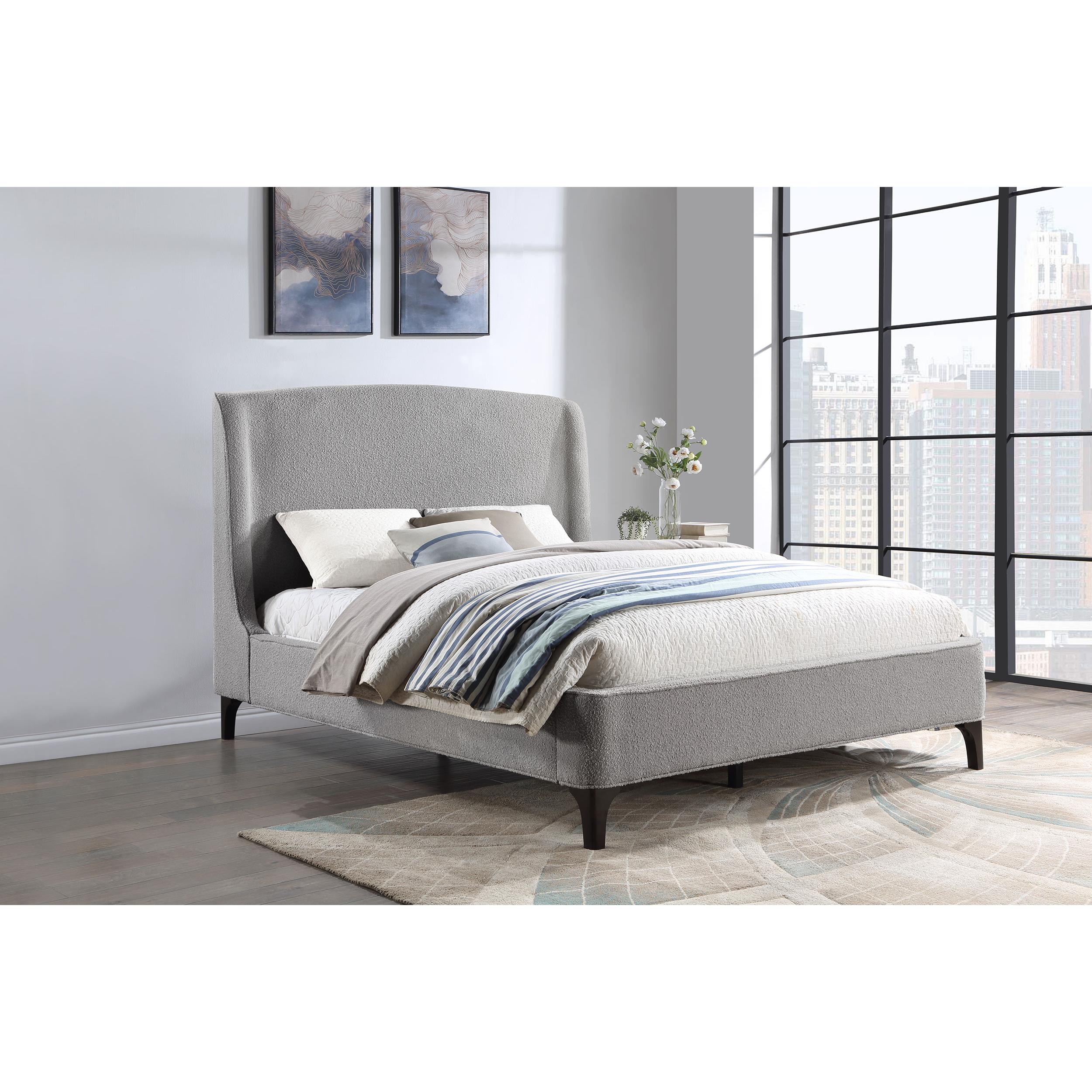 Diamond Modern Furniture COA King Upholstered Panel Bed 306021KE IMAGE 10