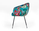Modrest Roxann - Contemporary Floral Velvet Dining Chair