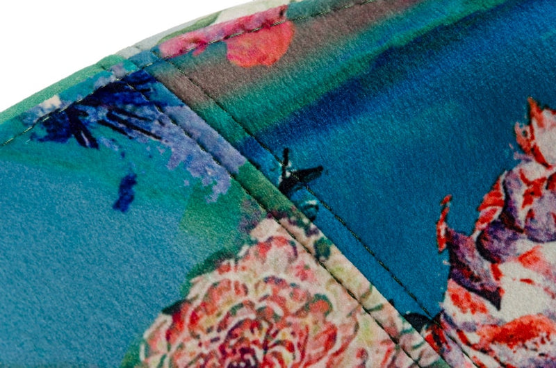 Modrest Roxann - Contemporary Floral Velvet Dining Chair