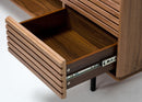 Modrest Maggie - Modern Walnut and Grey Buffet