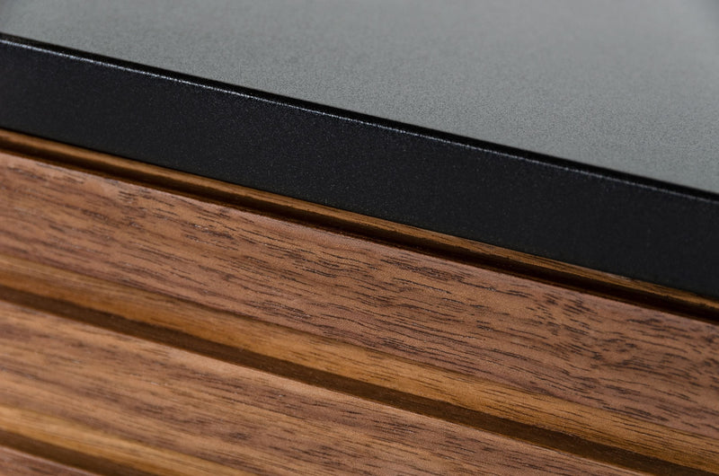 Modrest Maggie - Modern Walnut and Grey Buffet