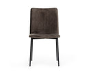 Modrest Maggie - Modern Black and Brown Dining Chair (Set of 2)