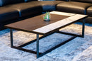 Modrest Fargo - Modern Ceramic & Grey Walnut Coffee Table