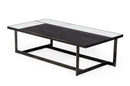 Modrest Fargo - Modern Ceramic & Grey Walnut Coffee Table