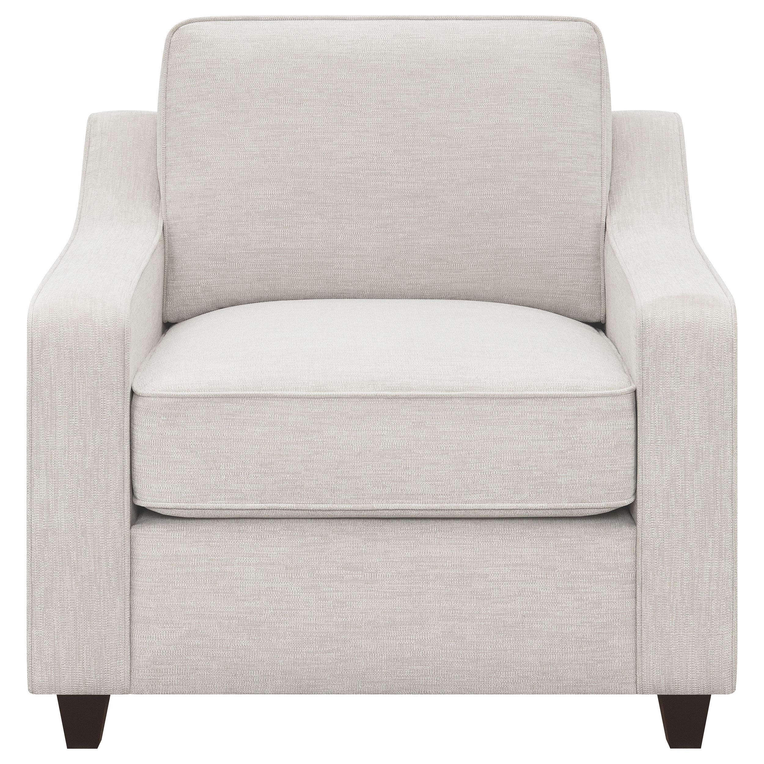 Coaster Furniture Christine Stationary Fabric Chair 552063 IMAGE 2