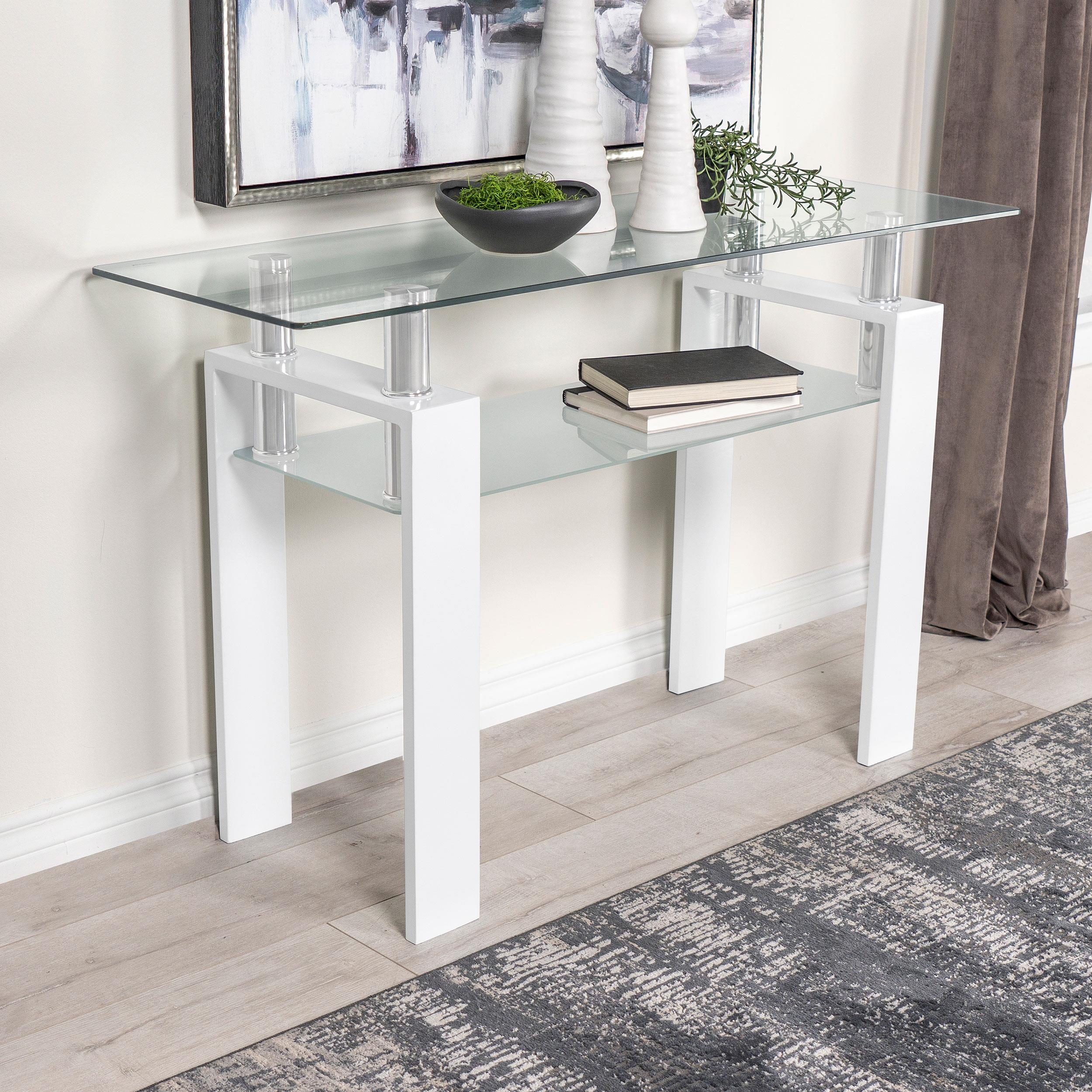 Diamond Modern Furniture COA Dyer Sofa Table 703439 IMAGE 4