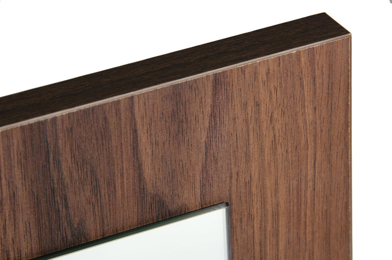 Nova Domus Asus - Italian Modern Walnut Mirror