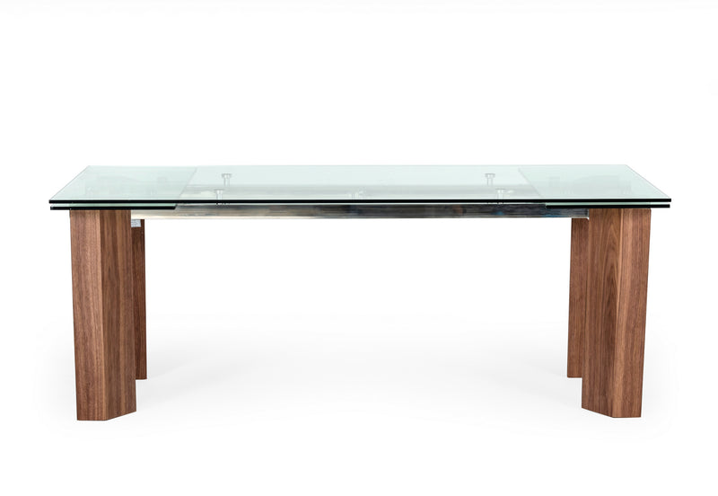 Modrest Helena -  Modern Extendable Glass Dining Table - Large