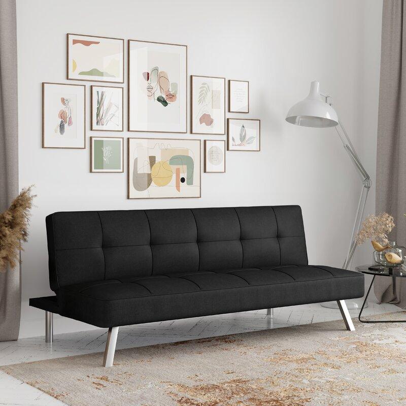 Happy Homes Gabby Futon Gabby Futon - Black IMAGE 2