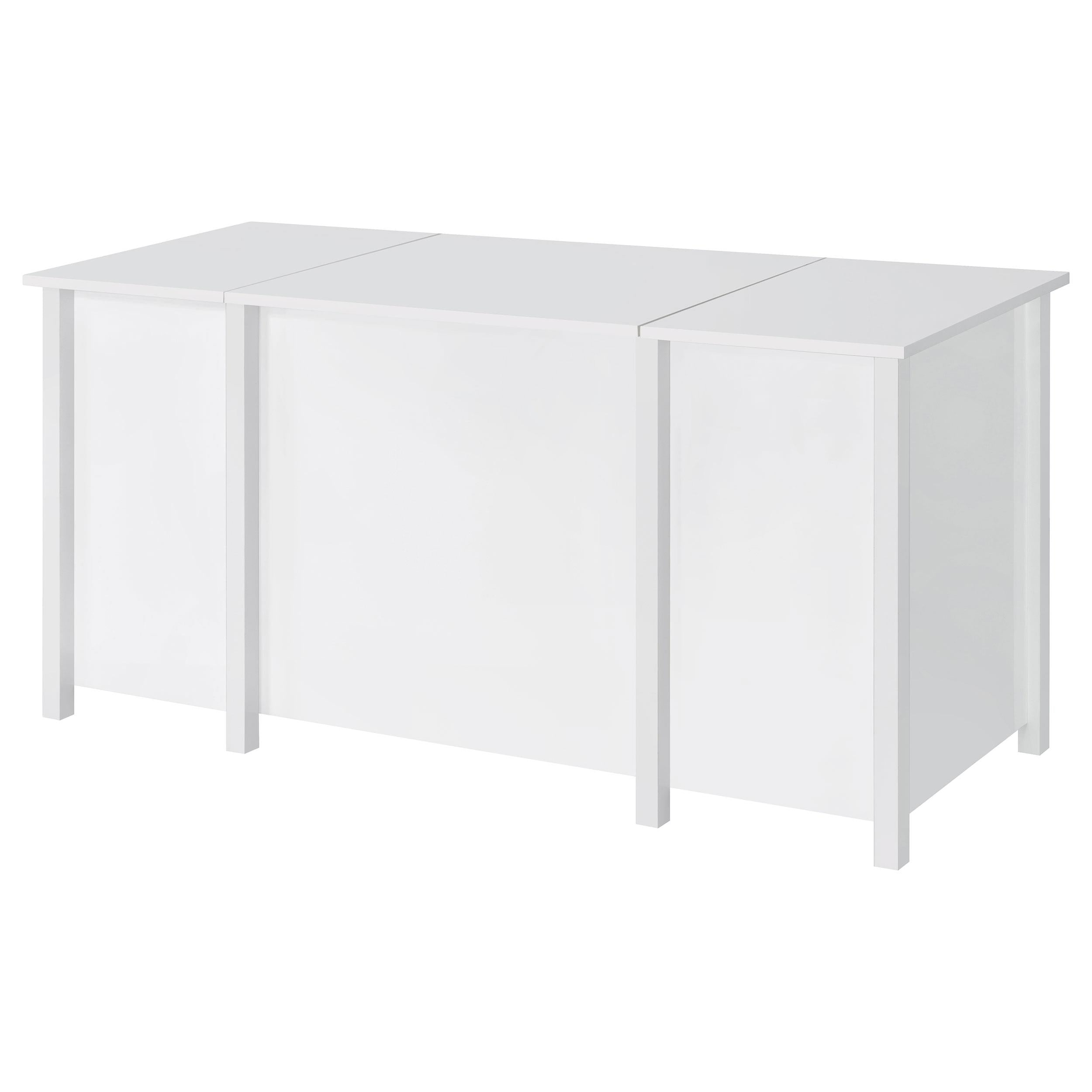 Coaster Furniture Dylan 801573 4-Drawer Lift Top Office Desk - White IMAGE 7