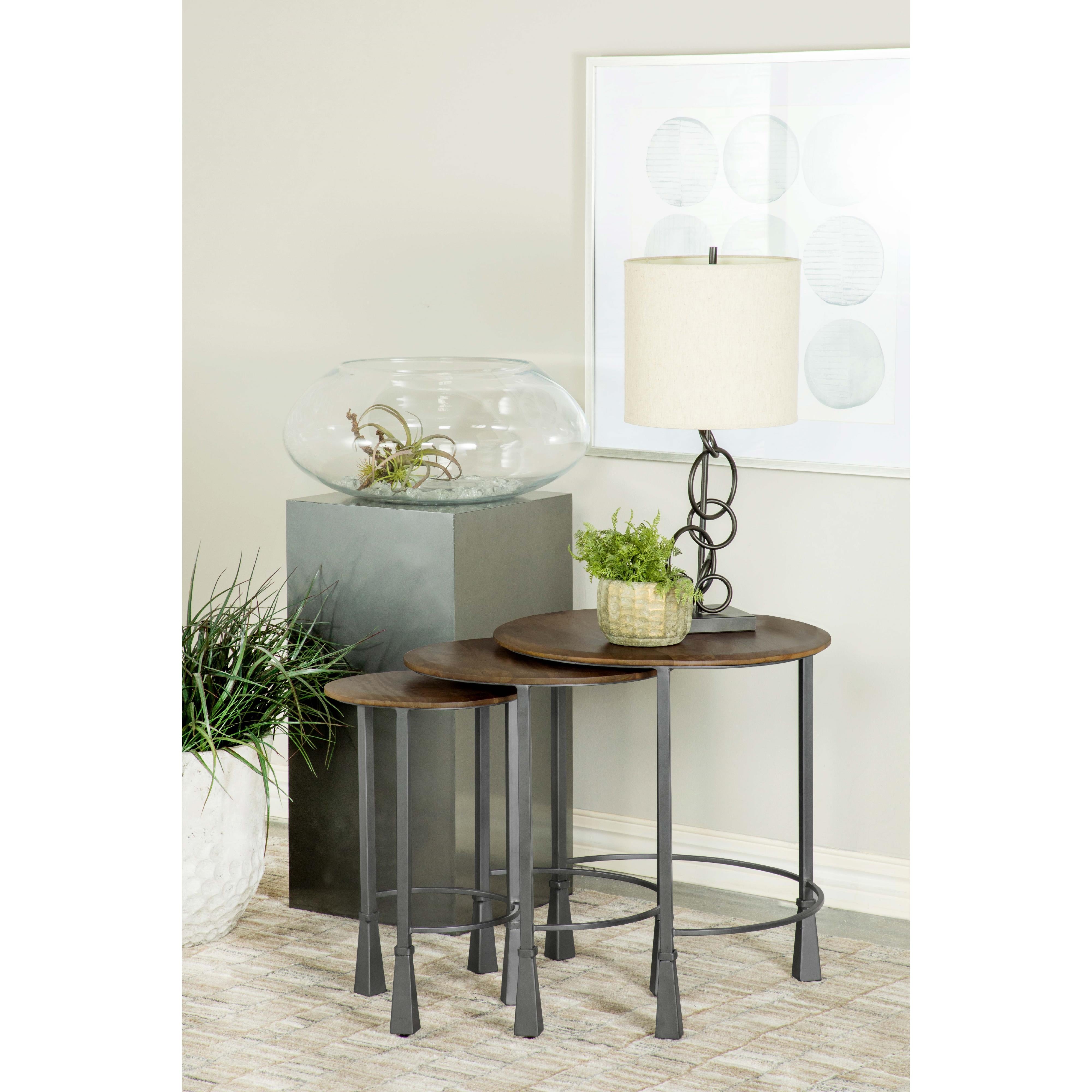 Diamond Modern Furniture COA Deja Nesting Tables 935971 IMAGE 6