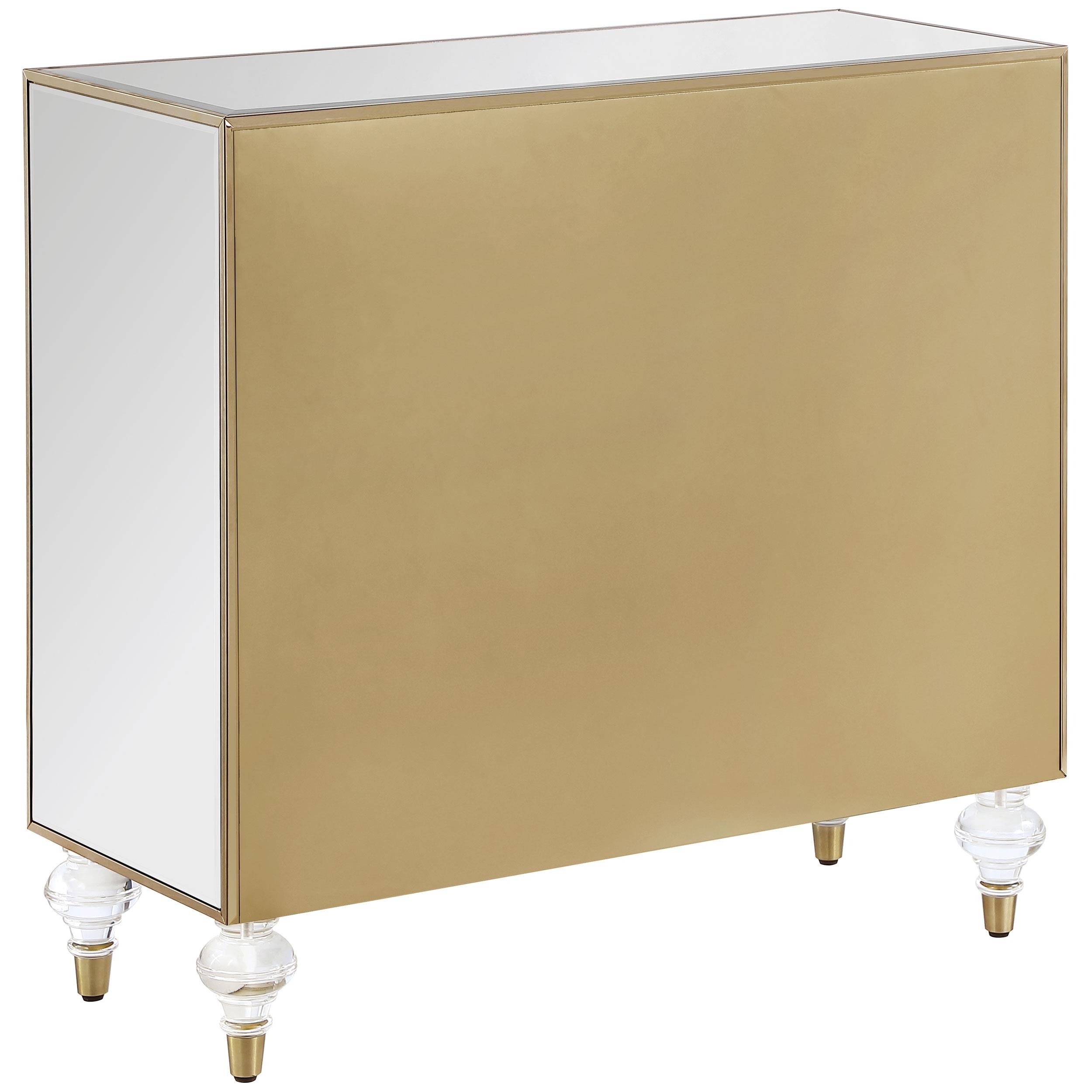 Coaster Furniture Astilbe 951851 2-Door Accent Cabinet - Mirror/Champagne IMAGE 6