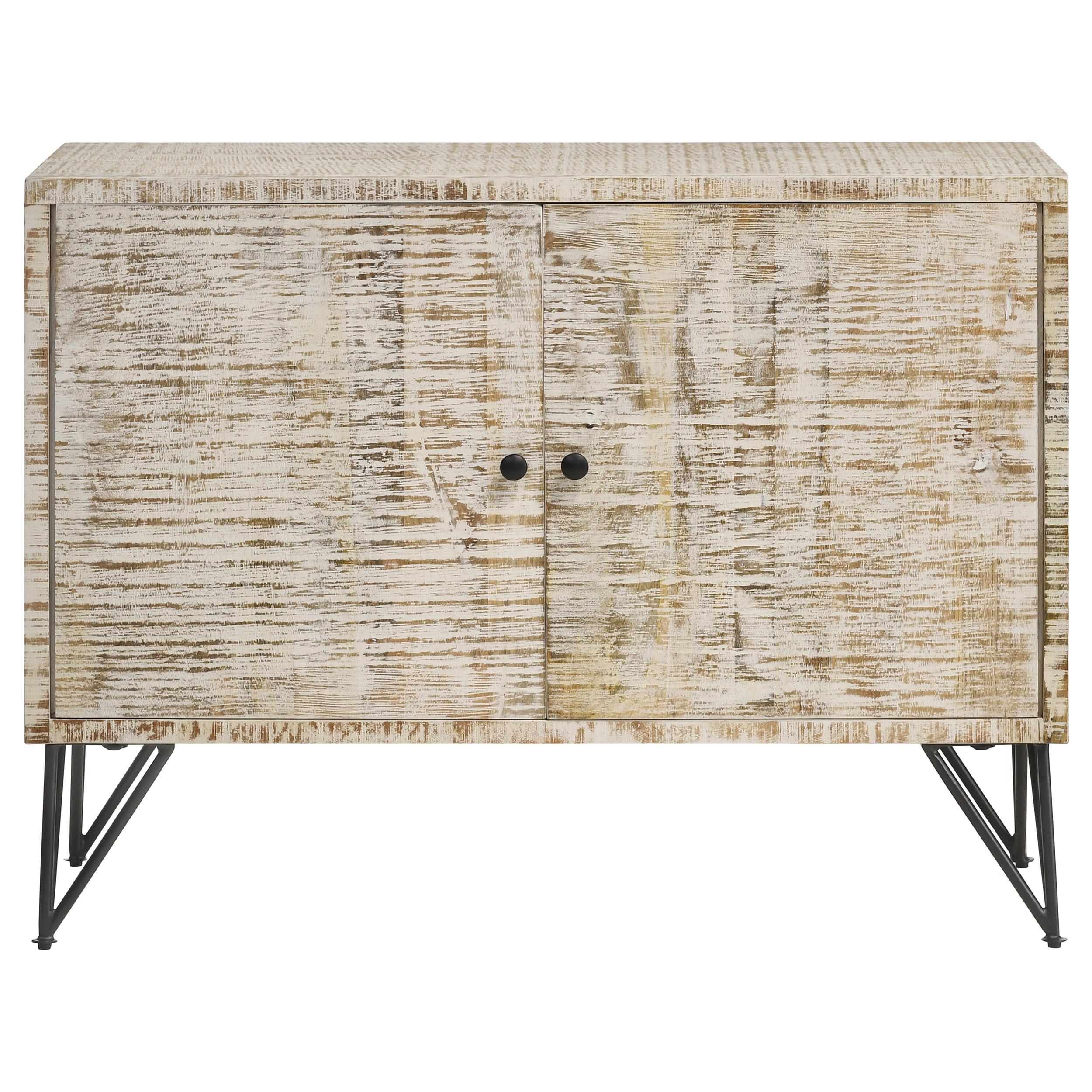 Coaster Furniture Eileen 959652 Rectangular 2-Door Accent Cabinet - White Washed IMAGE 3
