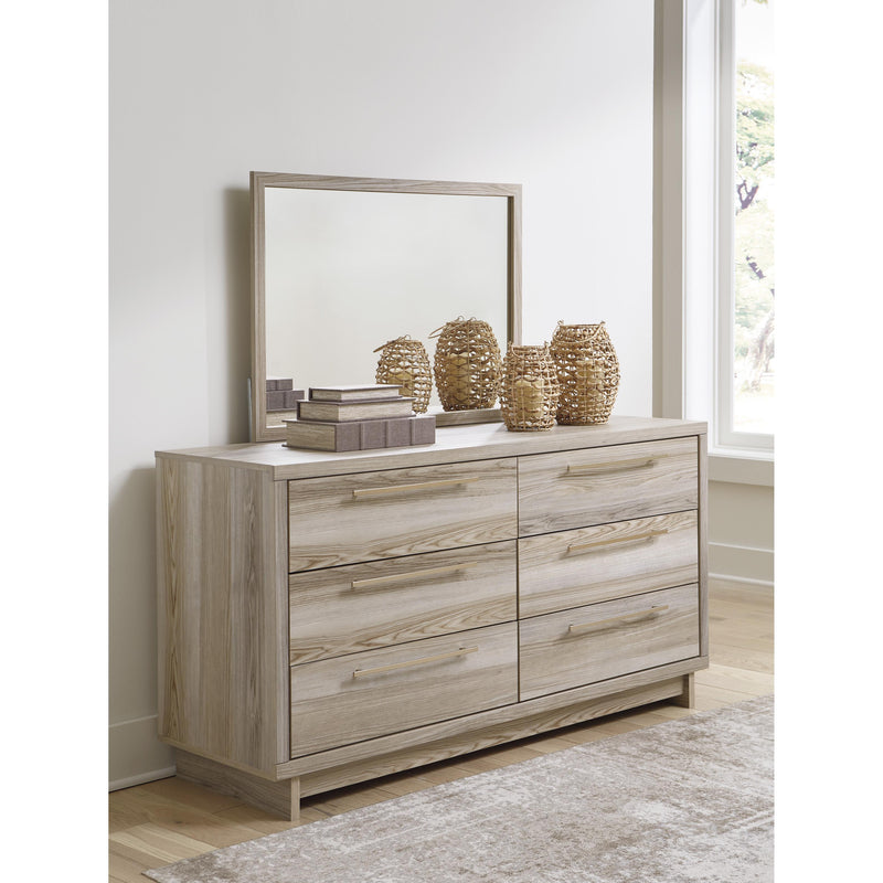 Signature Design by Ashley Hasbrick 6-Drawer Dresser with Mirror B2075-231/B2075-36 IMAGE 3