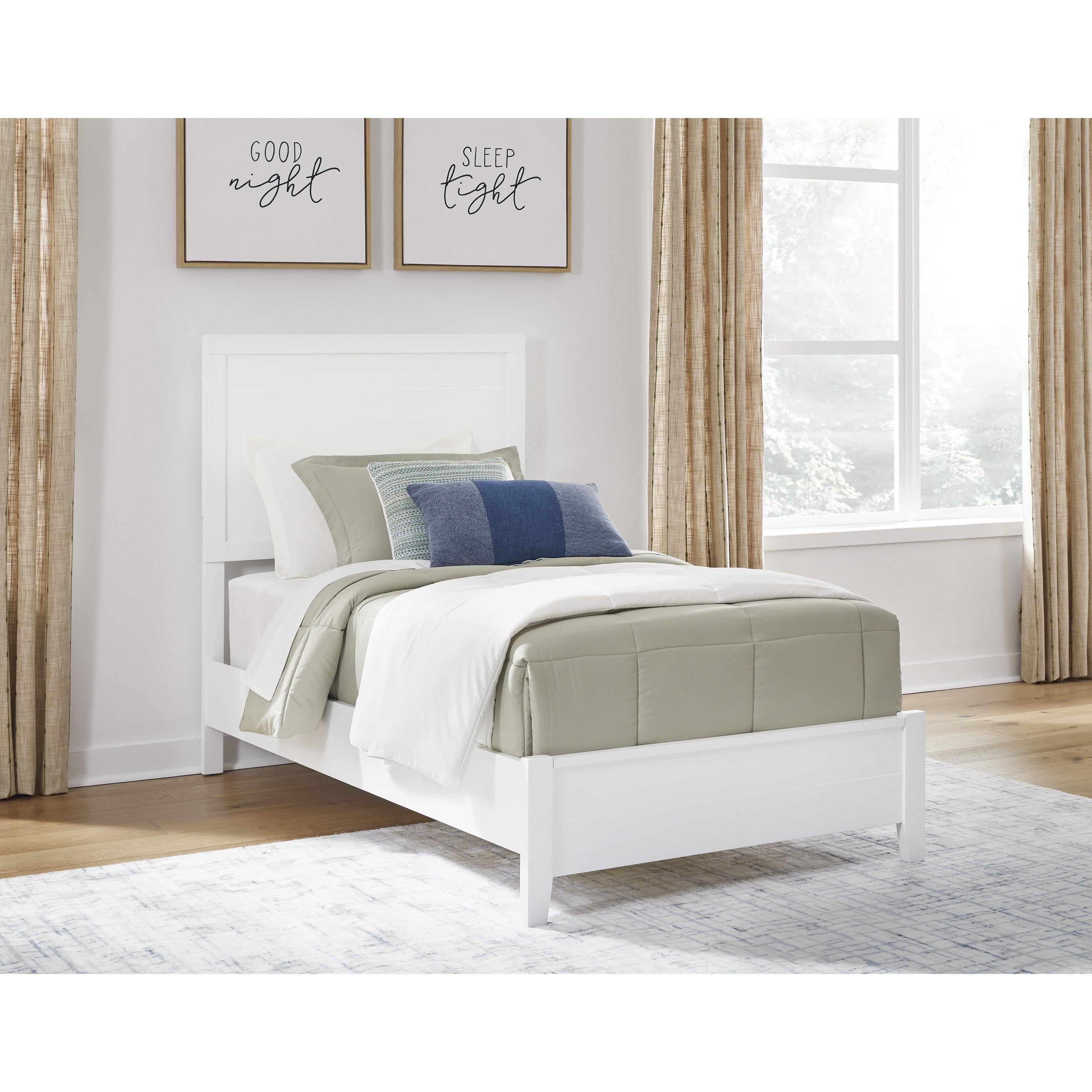 Diamond Modern Furniture Exclusive Design Binterglen Twin Panel Bed B427-53/B427-83 IMAGE 6