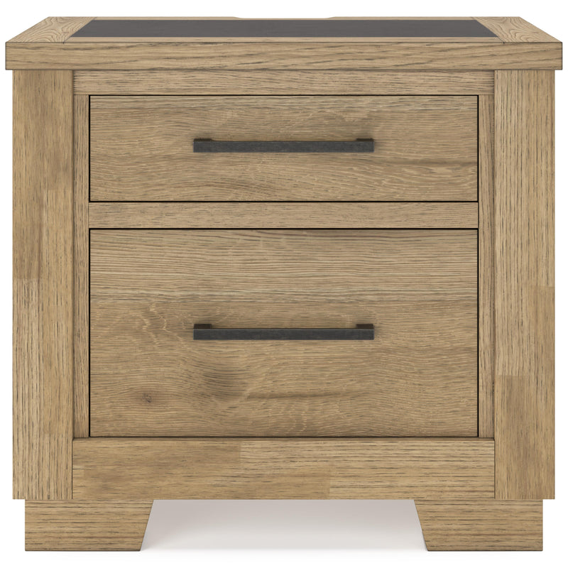 Signature Design by Ashley Galliden 2-Drawer Nightstand B841-92 IMAGE 3