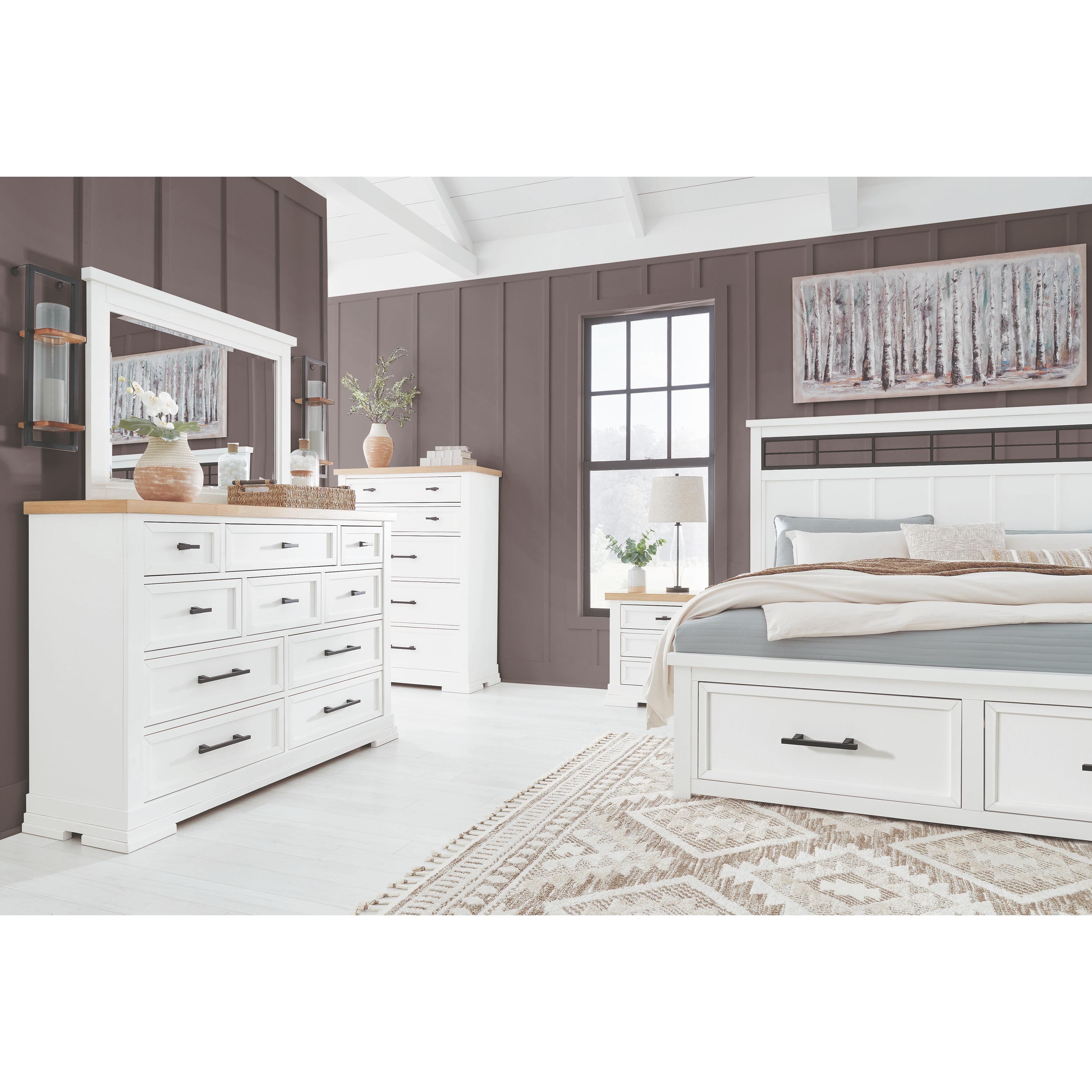 Diamond Modern Furniture Exclusive Design Ashbryn 3-Drawer Nightstand B844-93 IMAGE 10