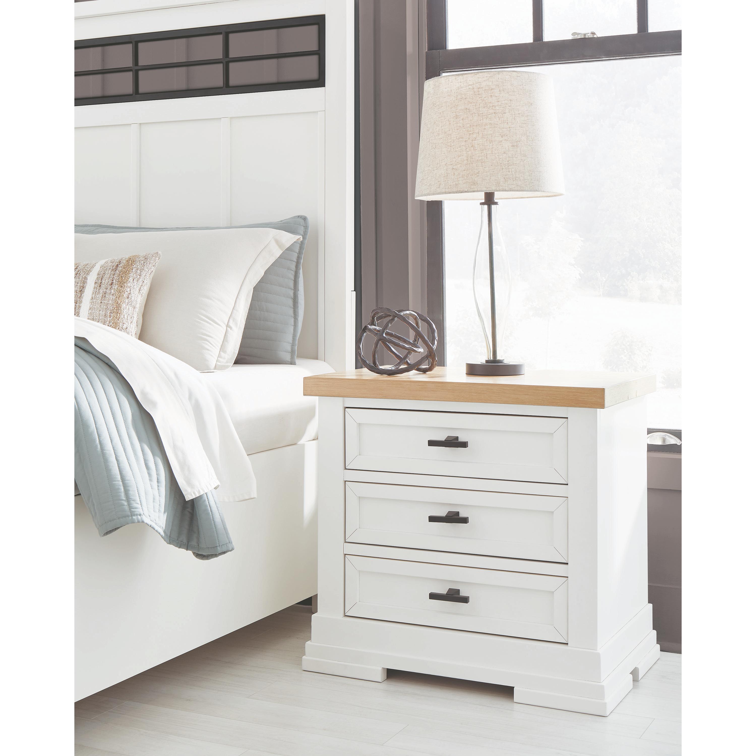 Diamond Modern Furniture Exclusive Design Ashbryn 3-Drawer Nightstand B844-93 IMAGE 7