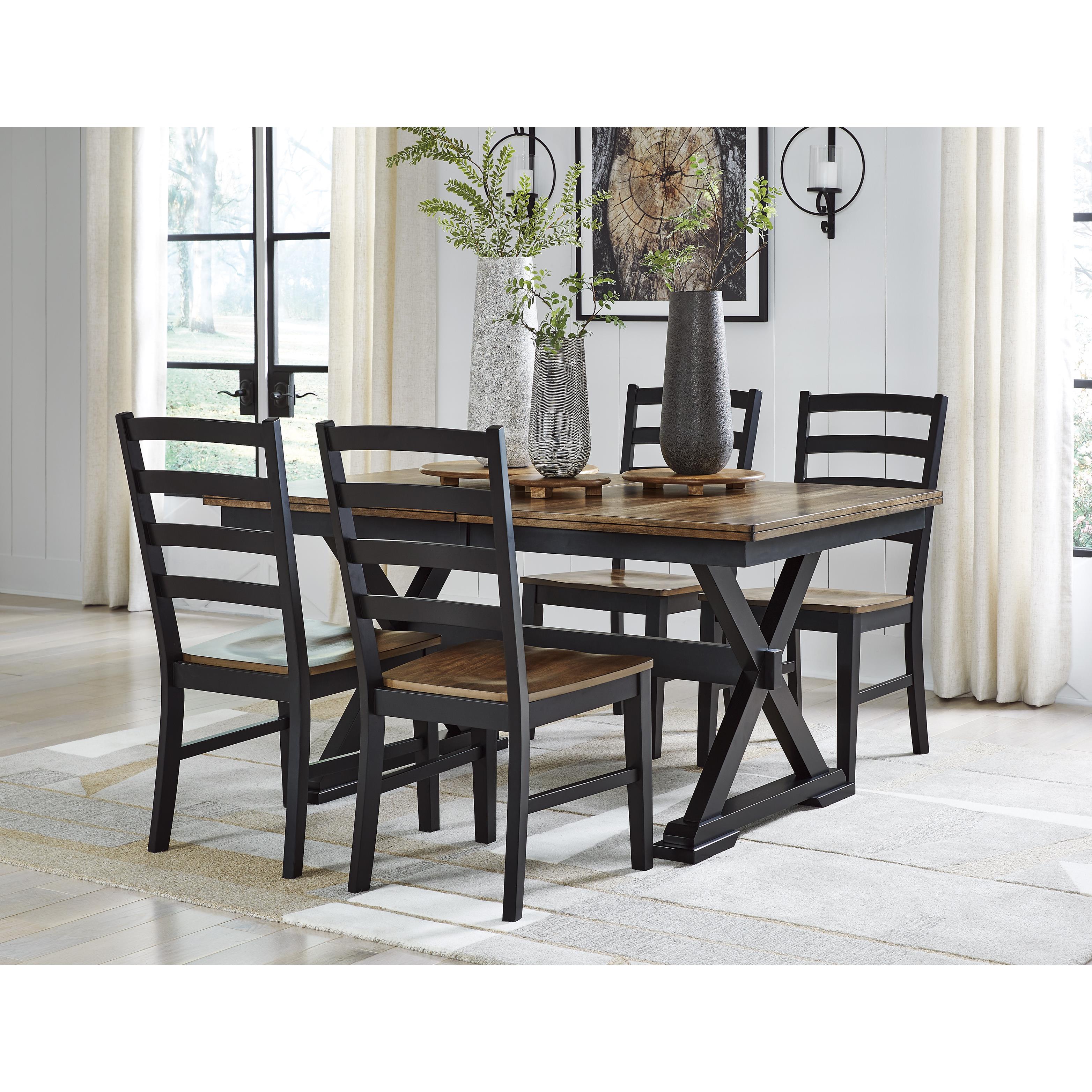 Diamond Modern Furniture Exclusive Design Wildenauer Dining Table with Trestle Base D634-35 IMAGE 12
