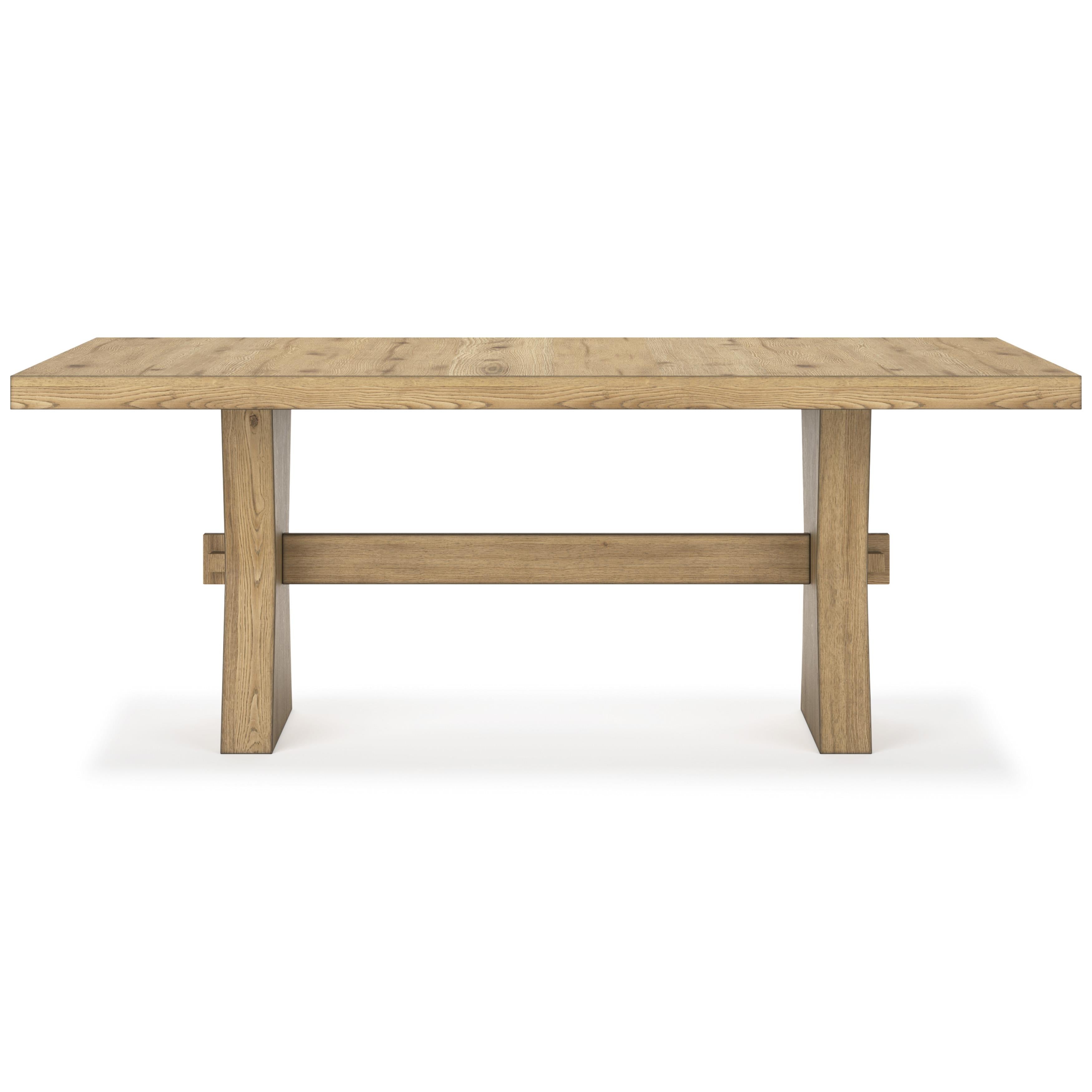 Signature Design by Ashley Galliden Dining Table with Trestle Base D841-45 IMAGE 2