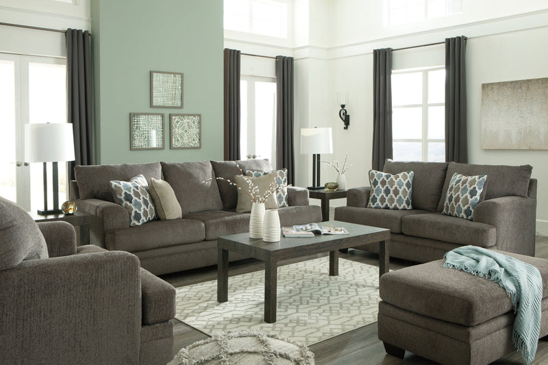 Dorsten Sofa Chaise, Chair, and Ottoman