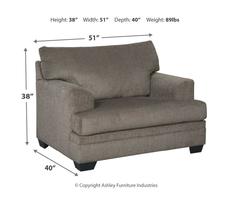 Dorsten Chair and Ottoman